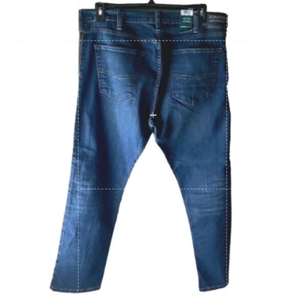 Levi Strauss Signature Flex Jeans 38x30 Blue S47 Regular Taper Modern Fit NWT - Picture 3 of 14